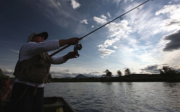 Тур 022. Река Опала - Камчатская рыбалка с видом на вулкан